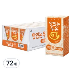 맛있는두유GT 달콤한맛, 190ml, 72개
