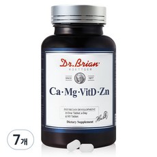 닥터브라이언 칼슘 마그네슘 비타민D 아연 영양제, 90정, 7개