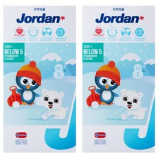 Jordan 兒童牙膏第1步, 2個, 180g