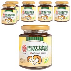 牛頭牌 香菇拌醬, 精選台灣在地香菇, 無防腐劑, 素食可食, 170g, 6罐