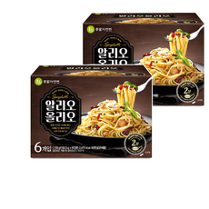 이가자연면 알리오올리오 파스타 6p, 1.155kg, 2개