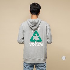 CARET 中性圖案印花連帽長袖衛衣 SK04AA