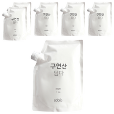 소비아 담다 구연산, 1kg, 6개