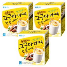 담터 고구마라떼 분말, 18g, 12개입, 3개