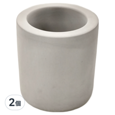 美得像專櫃 珪藻土牙刷座 100%天然珪藻土 深灰/棕色/米白 大中小號, 淺灰色, 2個