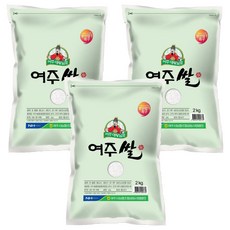 대왕님표 여주쌀 단아미, 2kg, 3개, 특등급