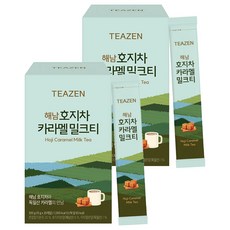 TEAZEN 茶禪 海南焙茶焦糖奶茶隨身包, 15g, 20條, 2盒