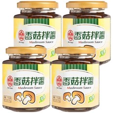 牛頭牌 香菇拌醬, 精選台灣在地香菇, 無防腐劑, 素食可食, 170g, 4罐
