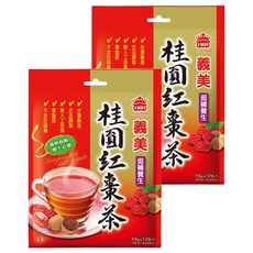 義美 桂圓紅棗茶, 15g, 12包, 2袋