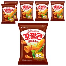 꼬깔콘 롯데제과 군옥수수맛, 134g, 6개