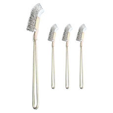 World Clean 曲線型不鏽鋼刷, 4個, 混色