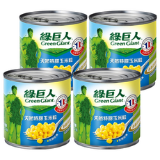 Green Giant 綠巨人 天然特甜玉米粒, 340g, 4罐