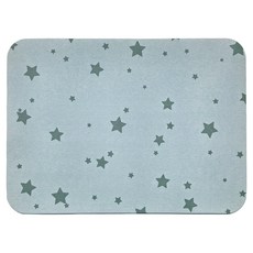 收納王妃 珪藻土地墊, 星星綠, 1個
