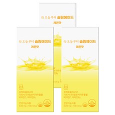 오늘부터 슬림에이드 다이어트보조제 레몬맛, 3개, 120g