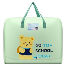 卡通圖樣大容量手提棉被衣物袋, 1個