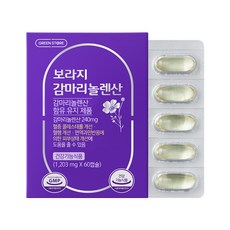 GREEN STORE 琉璃苣油γ次亞麻油酸補充膠囊, 60顆, 1盒