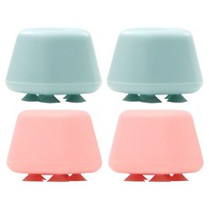 VISVIVA 多用途果凍牙刷架 2入, 薄荷綠, 粉紅色, 2套