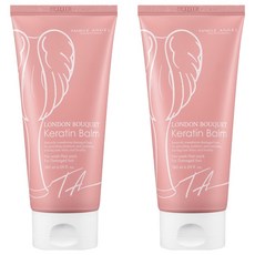 탱글엔젤 런던부케 케라틴 밤 극손상 단백질 노워시 헤어팩, 180ml, 2개