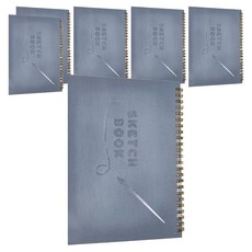 conifer 綠的事務 25K 仙蹤特調系列 空白繪圖本, 美術紙封面, 40張空白圖畫紙, 雙線圈裝訂, 6本, 天空之靛藍