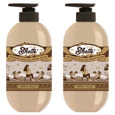 Shower Scrub Body Soap 火山泥沐浴乳, 900ml, 2個