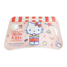 收納王妃 三麗鷗摺疊床上桌 12歲以上適用, 蘋果攤KITTY