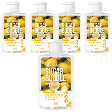 슈가버블 베이킹소다x레몬 주방세제, 750ml, 5개