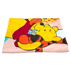 LIFE 來福牌 迪士尼 維尼與跳跳虎海灘巾 76*147CM 100%棉, 粉色, 1條