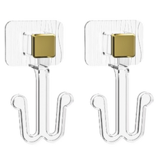 스타리움 무타공 실내화 욕실화 거치대, 화이트, 2개