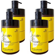 Flor De Man 角蛋白&蠶絲蛋白亮澤滋潤髮膜 染燙受損髮用, 1L, 4瓶