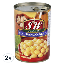 S&W 鷹嘴豆罐頭, 400g, 2個