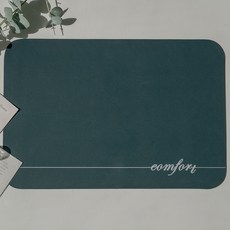 솔브리빙 부드러운 논슬립 욕실 화장실 빨아쓰는 규조토 발매트 물흡수, 네이비