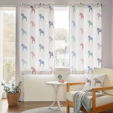 CARREDECO Pippin Fly 遮光窗簾, 白色