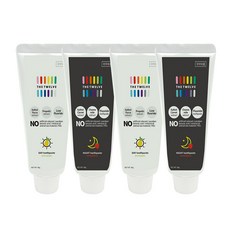 Dirt Wellve 兒童日間牙膏 80g x 2p+夜間牙膏 80g x 2p 套組, 1組