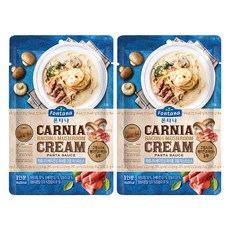 폰타나 카르니아 베이컨 머쉬룸 크림 파스타소스, 130g, 2개