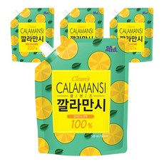 다미즐 클렌즈 깔라만시 농축액 파우치, 500ml, 4개