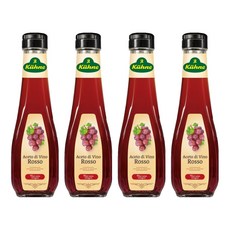 Kuhne 冠利 精選紅葡萄酒醋 調理食醋, 250ml, 4瓶