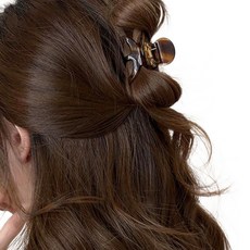 Girlpins 沙質不對稱醋酸纖維半鯊魚夾