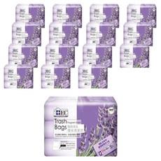 家簡塵除 500g薰衣草香氛清潔袋, 超大包3捲入 超厚實耐用, 100%全新料超強韌度, 添加奈米減塑環保配方, 50L, 5包