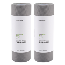 INNER HOME 拋棄式菜瓜布, 灰色, 60個, 2個