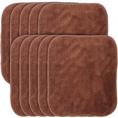 CLEAN i 雙面超細纖維抹布 棕色, 10個