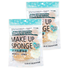 台灣 COSMOS NO.6 專業海綿 圓形 30入, 膚色, 2包