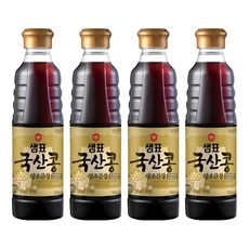 샘표 국산콩 양조간장, 500ml, 4개