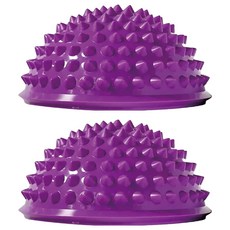 SUCCESS 成功 足底筋膜按摩球 刺蝟型 Set 2 188個尖刺 加強按摩穴道, 紫色, 1盒