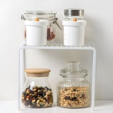 Younco 廚房多用途收納整理架, 白色, 1個