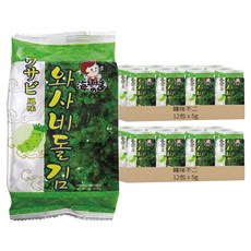 韓味不二 便當用海苔 芥末, 5g, 24包