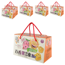 埔里百香果風味凍, 鮮採系列, 原汁原籽, 1kg, 6盒