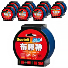 3M Scotch 防水布膠帶，易撕，適用於書本外皮保護, 12個