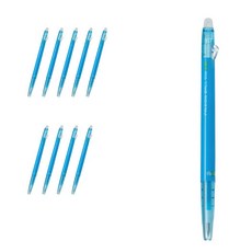 百樂 Frixion Ball Slim 魔擦筆 0.38mm LFBS-18UF, 淺藍色, 10個