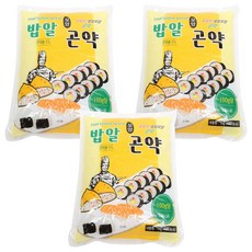 글로델 밥알 모양 곤약, 1kg, 3개