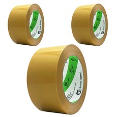 신흥테이프 경포장 박스 테이프 황색 57mic x 80m, 3개